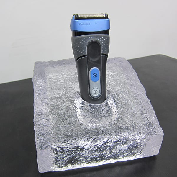 Artificial Ice Effect Shaver Display Stand