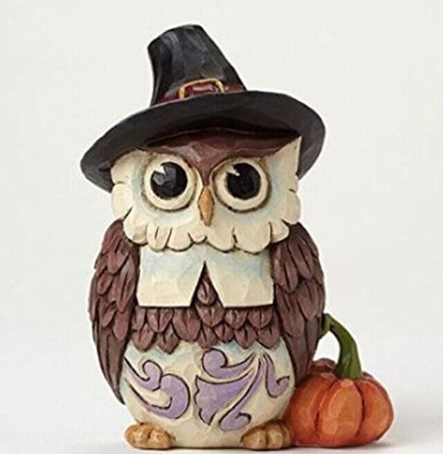 Halloween Owl Figurine