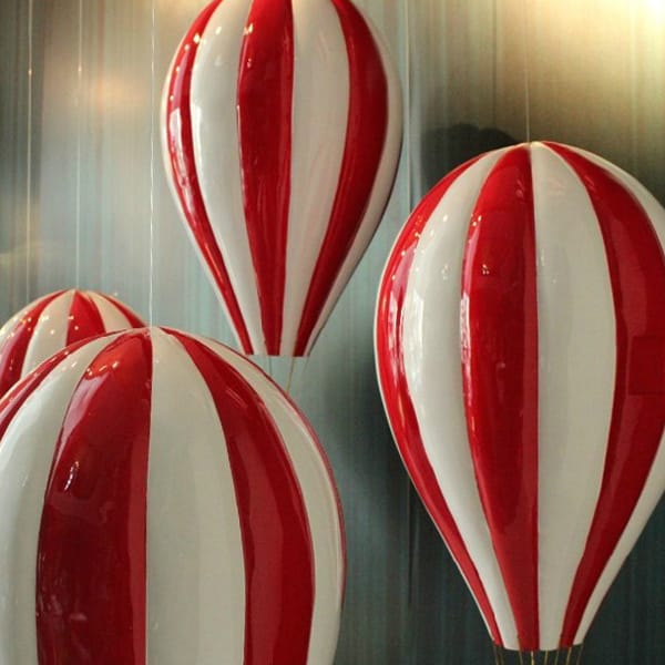 Fiberglass Hot Air Balloon Decoration 
