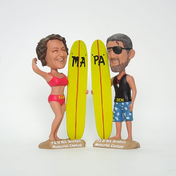 Surf Board Figurine