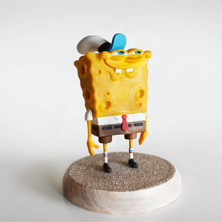 Resin figurines of SpongeBob SquarePants