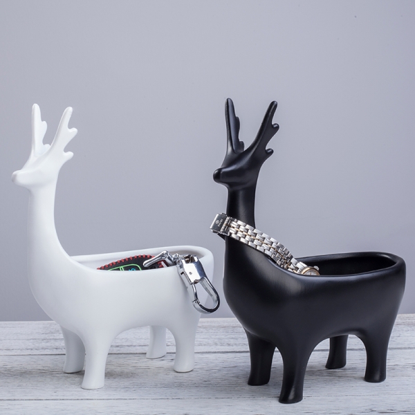 Deer figurine Container For Home Decor