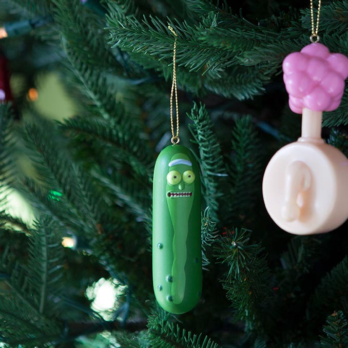 Pickle-Rick-Ornament